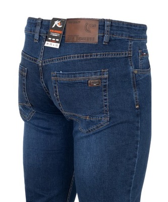 Spodnie męskie jeansy W36 92cm granatowe dżinsy