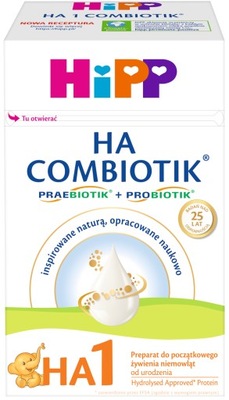 HIPP HA1 COMBIOTIK Hipoalergiczne mleko początkowe