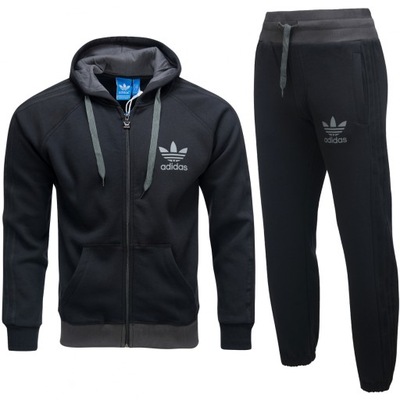 Adidas Originals czarny dres męski komplet AB7588/AB7582 L