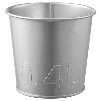 OSŁONKA DONICZKA METALOWA MAŁA 9 CM AKERBAR IKEA