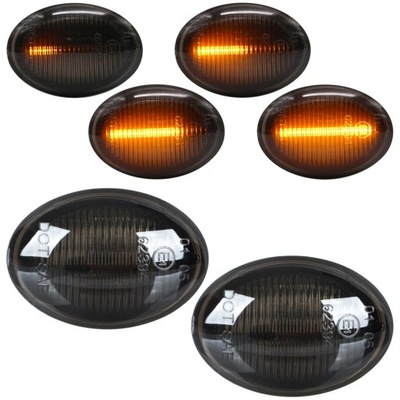 Поворотники плаваючі led do fiat 500 ford ka фото №1