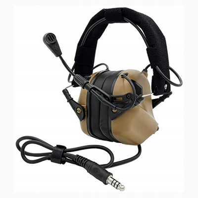 SŁUCHAWKI STRZELECKIE AKTYWNE TACTICAL HEADSET M32