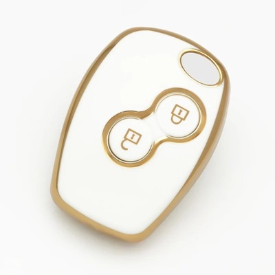 WHITE2 BUTTON CAR LLAVES LLAVES FINAL PARA RENAULT MEGANE MODUS ESPACE LAGUNA  