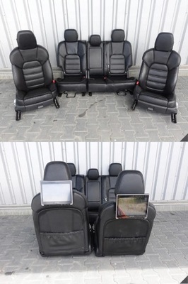 Porsche cayenne 7p5 turbo lift сиденья+ мониторы фото №1