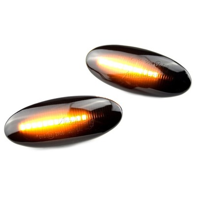 POSŪKIŲ RODIKLIAI LED PLYWAJACE W VEIDRODĖLIO NISSAN NOTE E11 E12 QASHQAI J10 * 