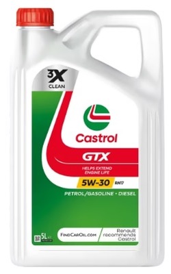 Olej CASTROL GTX 5W-30 RN17 5L CASTROL SHOP
