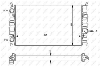 [54707] RADUADOR DEL MOTOR (MANUALNA) CONVIENE DO: S  