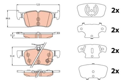 TRINKELĖS HAM. FORD T. MONDEO 1.0- 2.5 14- 