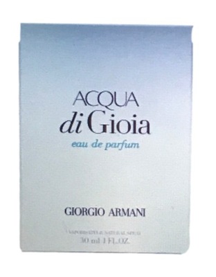 Giorgio Armani Aqua di Gioia woda perfumowana