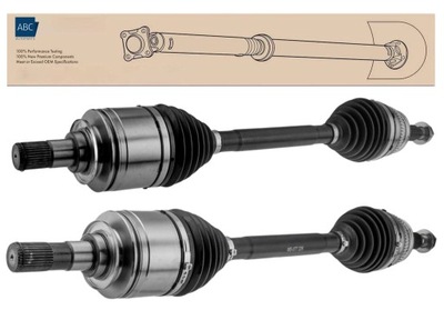 Приводной вал левая + правая задняя mitsubishi pajero iv 3.2 di-d 3.2 di-d 4wd фото №1