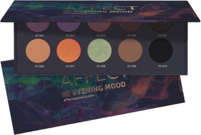 AFFECT - EVENING MOOD PALETTE - Paleta 10 cieni