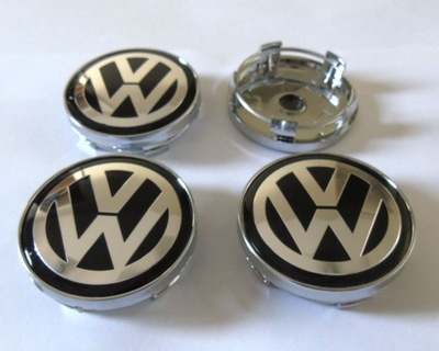 VW 60MM НОВЫЕ КОЛПАЧКИ 4 ШТУКИ КОМПЛЕКТ