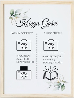 Instrukcja obsługi Instax plakat A4