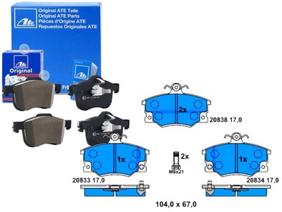 Тормозные колодки тормозные alfa romeo 145 146 155 fiat barch фото №1