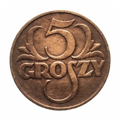 5 groszy 1939, Warszawa. st.3