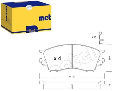 TRINKELĖS STABDŽIŲ MAZDA XEDOS 9 93- METELLI 