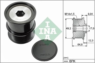 INA 535028410 ЗЧЕПЛЕННЯ ALT.