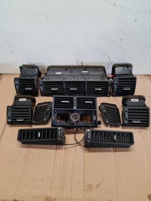 Решітка ґрати комплект обдув a8 d2 fl чорні фото №1