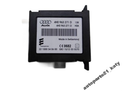 Блок керування webasto 4h0963271c a6 a7 a8 фото №1