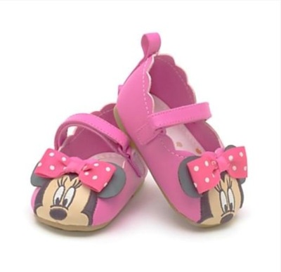 DISNEY Buciki Niemowlęce MINNIE MOUSE 21 , 12,18M