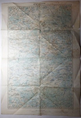 Mapa Drohiczyn, Lubieszów, Prypeć, POLESIE 1914