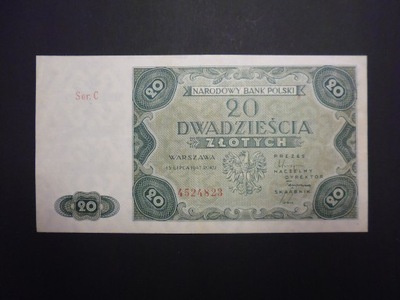 K115. 20 ZŁOTYCH 1947 SERIA. C
