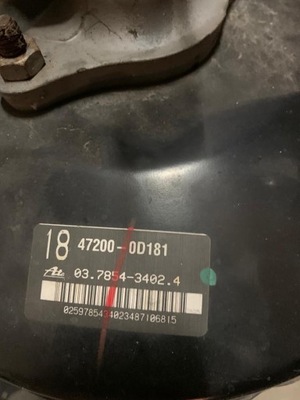 Toyota yaris насос abs+serwo 47200-0d181 фото №1