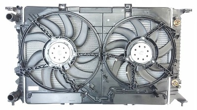 AUDI A4 A5 Q5 TDI TFSI AUTOMOBILIS 2008 - KOMPLEKTAS VANDUO KLIMA INTERCOOLER VENTILIATORIUS 