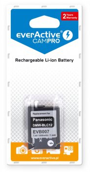 Bateria foto CamPro do Panasonic DMW-BLC12 Li-ion