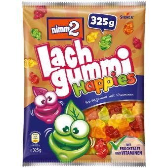 NIMM2 LACHGUMMI HAPPIES ŻELKI 325g Z NIEMIEC