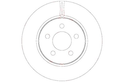 Trw df6264 диск гальмівна фото №1