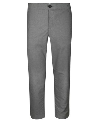 Popielate spodnie typu chinos -RIGON- 38/34