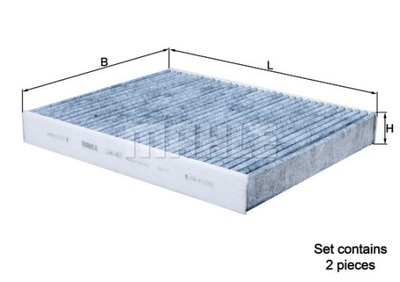 FILTRO DE CABINA KNECHT LAK 467/S LAK467S  