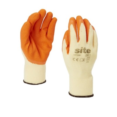 Rękawice rękawiczki robocze Site lateksowe XL 10 P