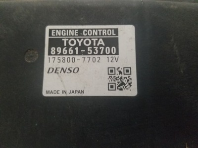 COMPUTADOR UNIDAD DE CONTROL LEXUS IS 220 89661-53700  