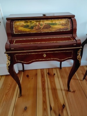 BIURKO SEKRETARZYK W STYLU NEOROKOKO