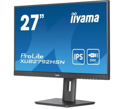 Monitor IIYAMA ProLite XUB2792HSN-B5 24 IPS LED 4ms 75hz Pivot USB-C PD/LAN