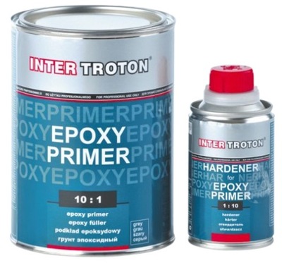 TROTON PODKŁAD EPOKSYDOWY ANTYKOROZYJNY + UTWARDZACZ 10:1 EPOX PRIMER 1KG