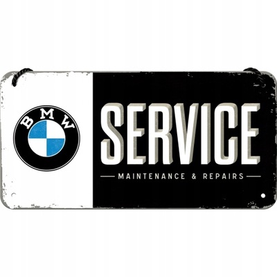 PLACA SUJECIÓN BMW SERVICE AL DE PUERTA METAL 3D  