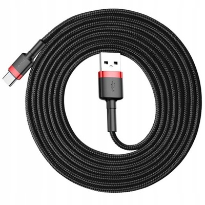 Kabel Baseus Cafule, USB-A - USB-C 2A, 2M, QC3.0