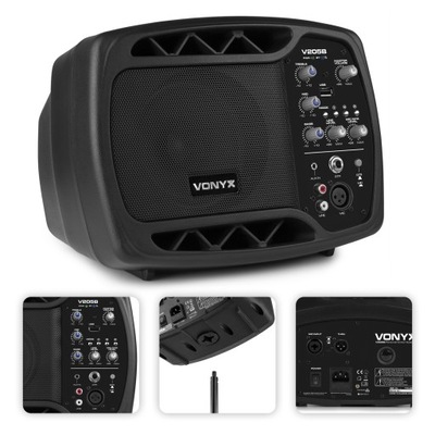 Monitor SCENICZNY GŁOŚNIK BT 80W PA USB VONYX