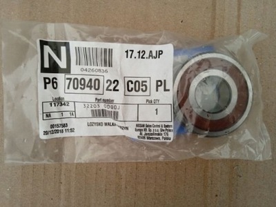 NISSAN QASHQAI J10 2.0 BEARING SHAFT BOX GEAR  