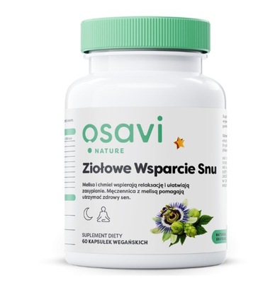 Osavi Ziołowe Wsparcie Snu 60 kaps spokojny sen