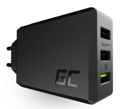 GREEN CELL Ładowarka GREEN CELL CHARGC03(3x USB 3.0\2400mA\5V)