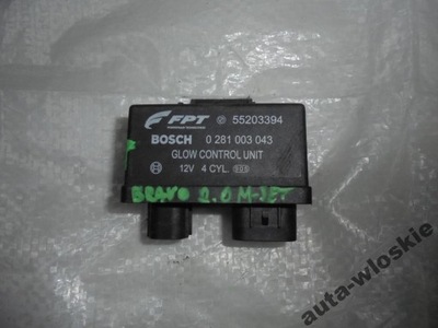 RELAY PLUGS FIAT BRAVO II 2.0 M-JET 55203394  