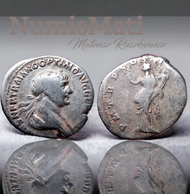 NumisMATI T12 Denar Trajan 98-117 srebro, 3.48g/19mm