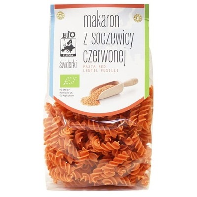 Makaron z soczewicy czerwonej świderki Bio 250g