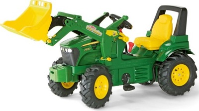 Traktor John Deere pompowane koła Łyżka Rolly Toys