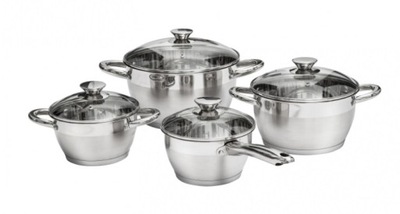 KOMPLET GARNKÓW NIERDZEWNYCH NOBLE AMBITION 8 EL