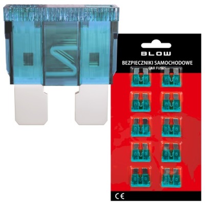 10 sztuk предохранители автомобильные płytkowe uni unival blister 15a фото №1